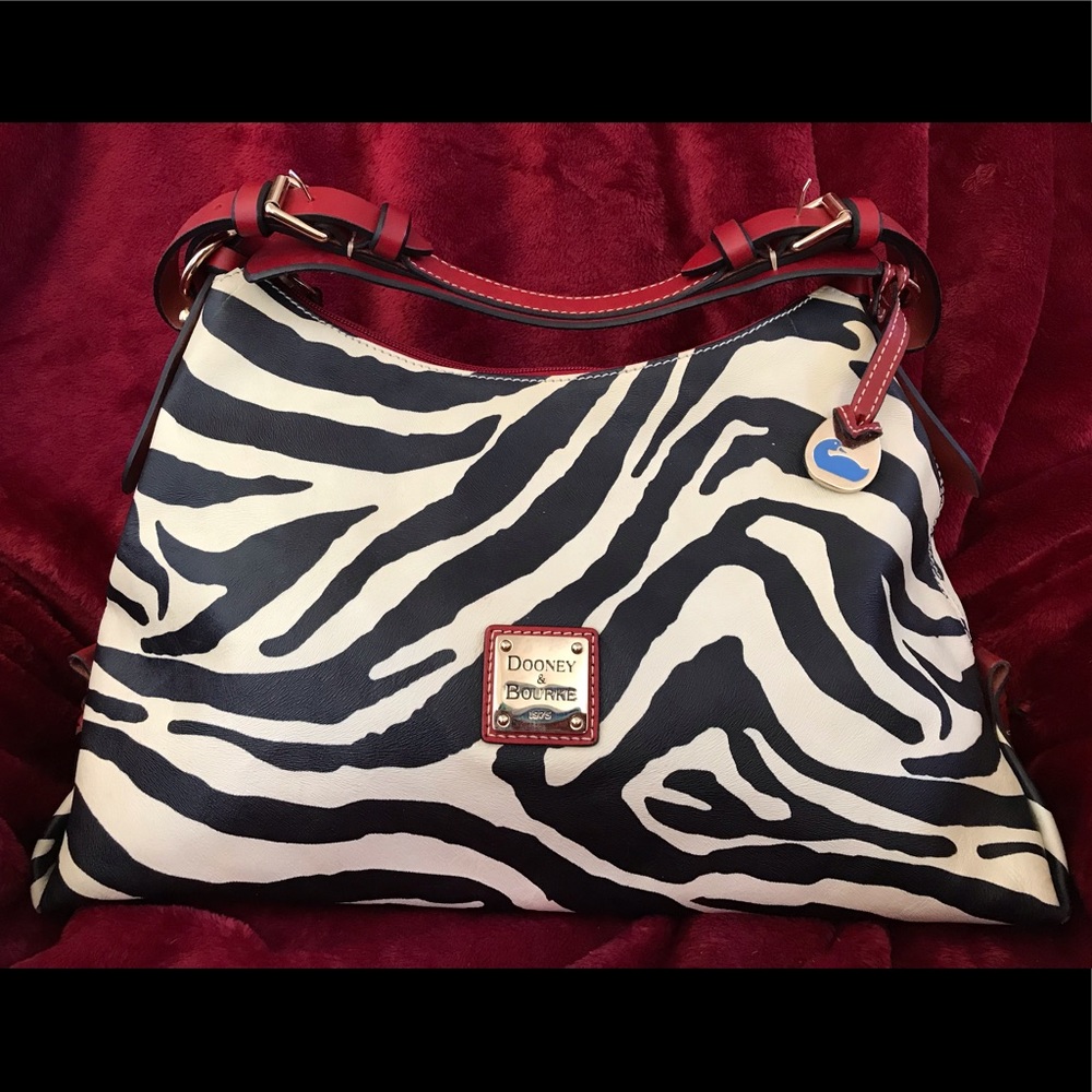 Zebra Print Dooney and Burke Purse